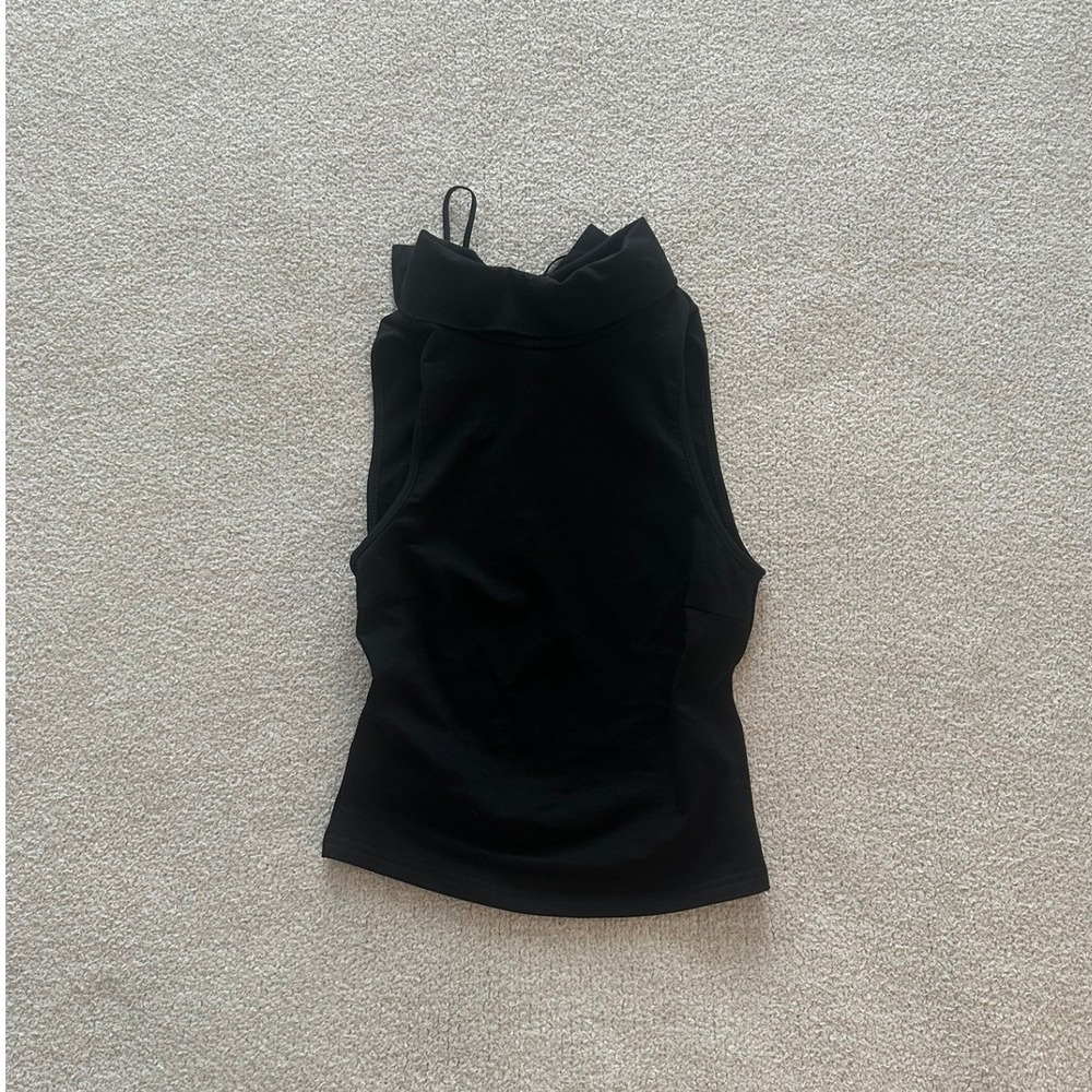 Edikted Open Back Halter Top size XS in Black
